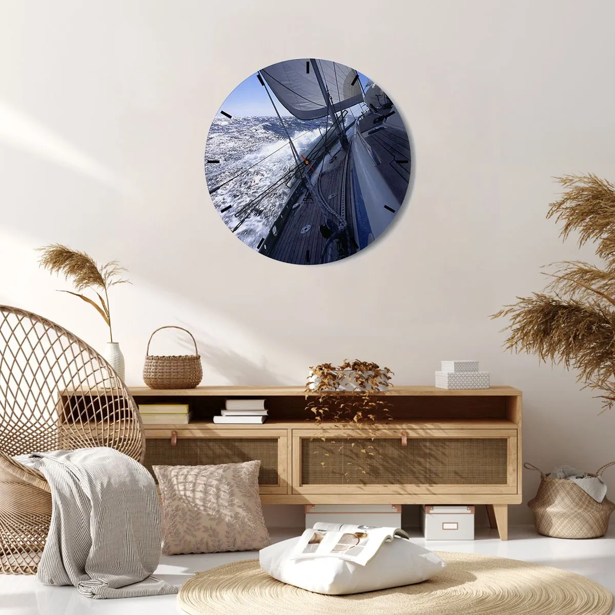 Nástenné hodiny - Viem, čo je to byť vtákom - 30x30 cm