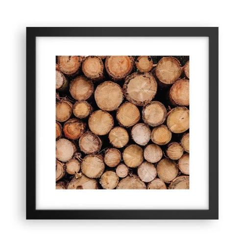 Plagát v čiernom ráme - Nový začiatok - 30x30 cm