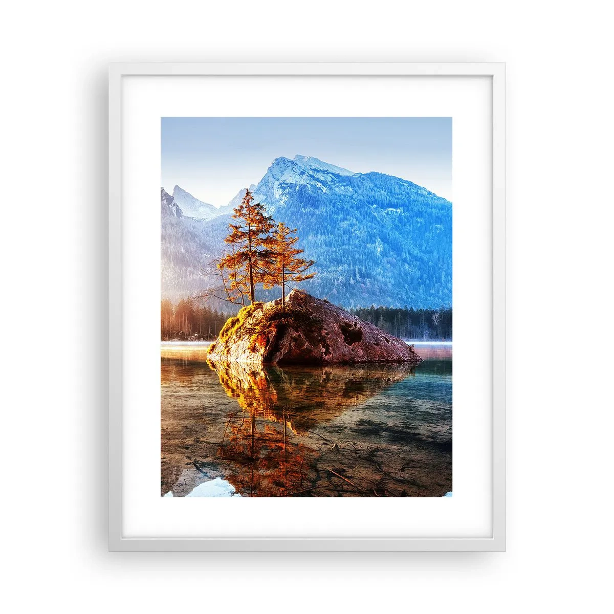 Plagát v bielom ráme - Príroda v novom svetle - 40x50 cm