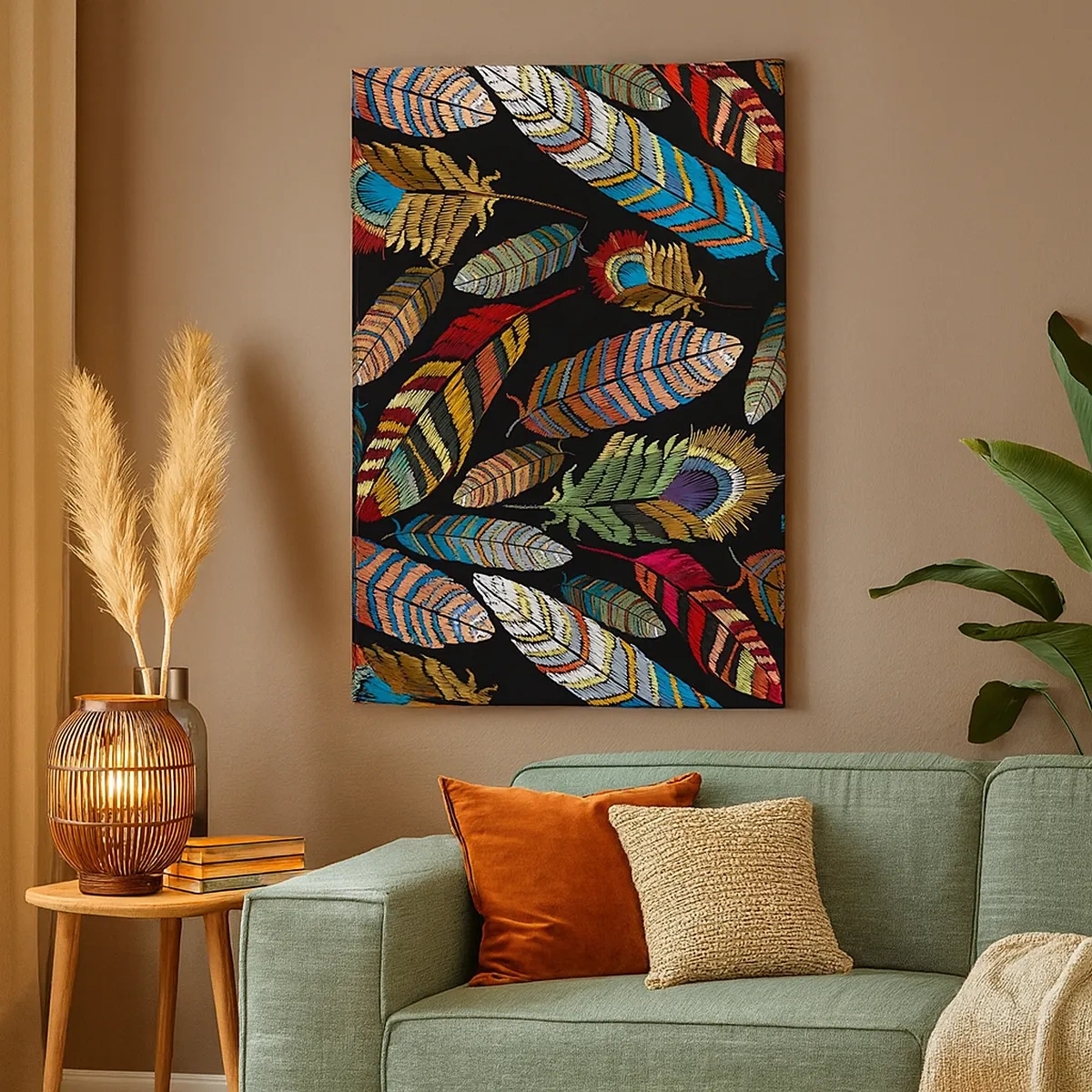 Obraz na plátne - Vtáčí karneval - 50x70 cm