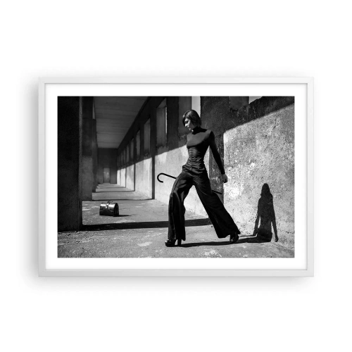 Plagát v bielom ráme - Mestská elegancia - 70x50 cm