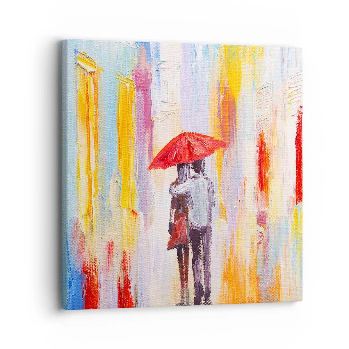 Obraz na plátne - Nech prší ďalej - 30x30 cm