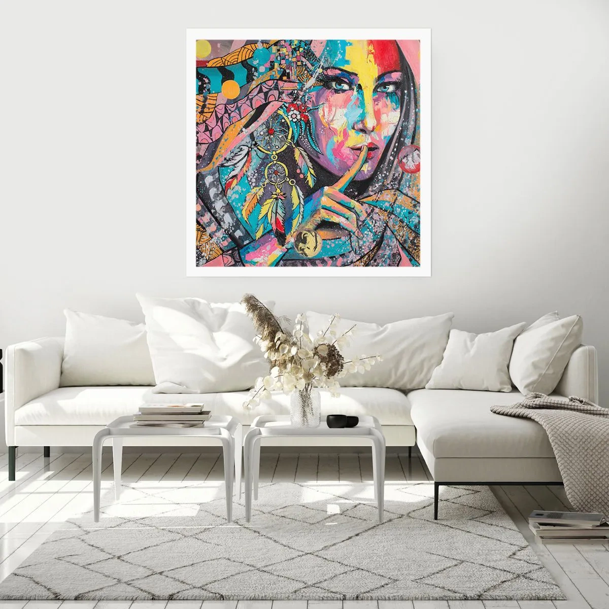 Plagát - Mlč, než pochopíš - 60x60 cm