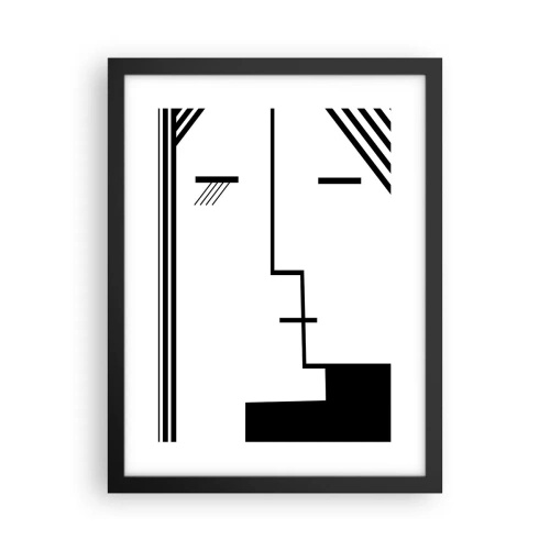 Plagát v čiernom ráme - Proste bozk - 30x40 cm