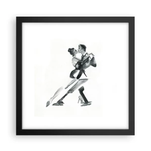 Plagát v čiernom ráme - V jednom rytme - 30x30 cm