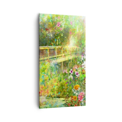 Obraz na plátne - Mostík jarného vzdychania - 55x100 cm