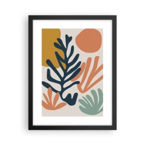 Plagát v čiernom ráme - Koralové more - 30x40 cm