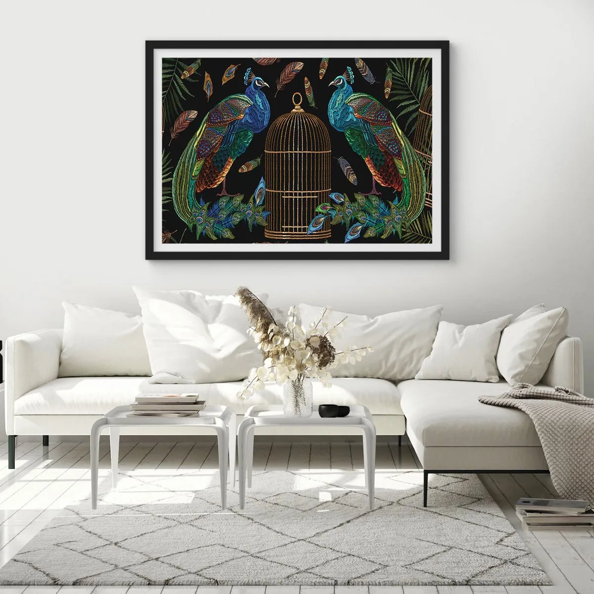 Plagát v čiernom ráme - V kráľovskom rúchu - 70x50 cm