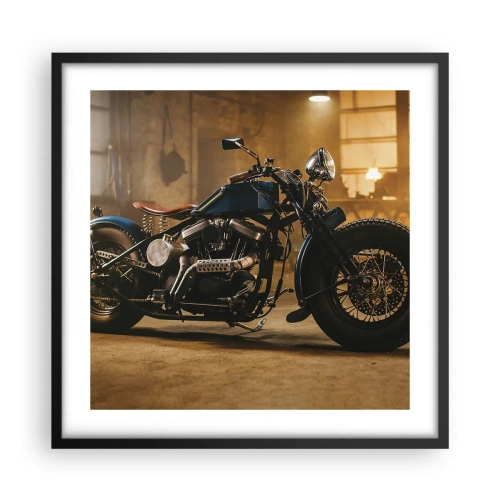 Plagát v čiernom ráme - Môžem všetko - 50x50 cm