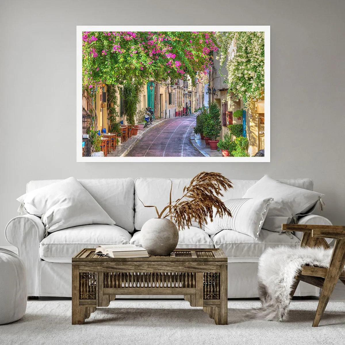 Plagát - Kvitnúce zákutie - 100x70 cm