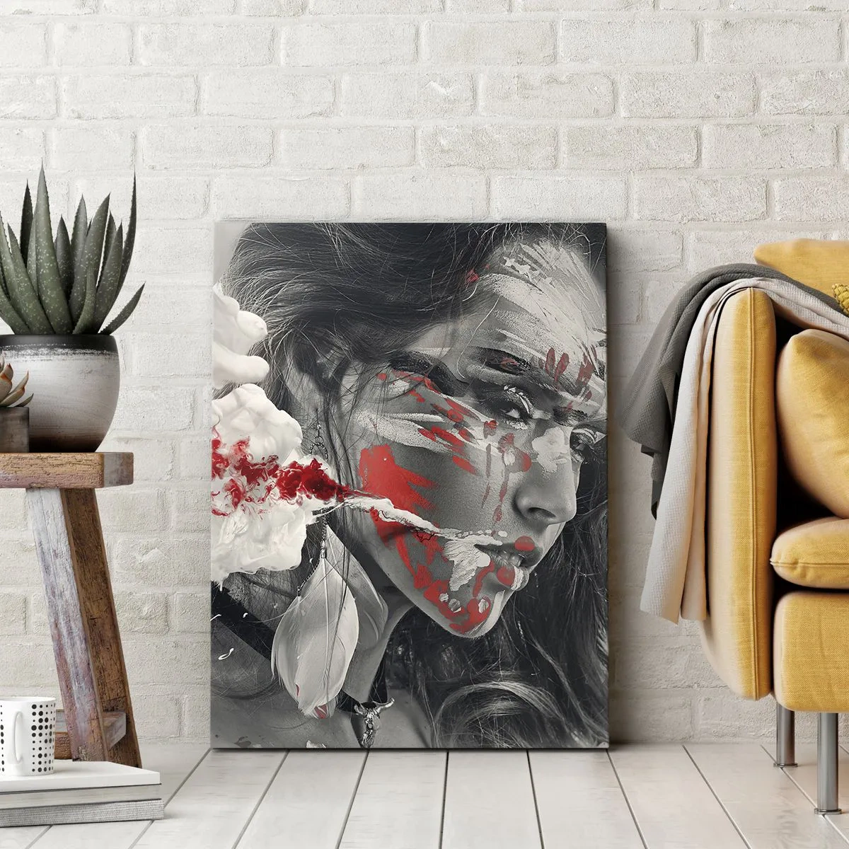 Obraz na plátne - V škárach absurdity - 50x70 cm