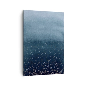 Obraz na plátne - Kompozícia – modrej fázy - 70x100 cm