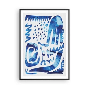 Plagát v čiernom ráme - Späť ku koreňom - 70x100 cm