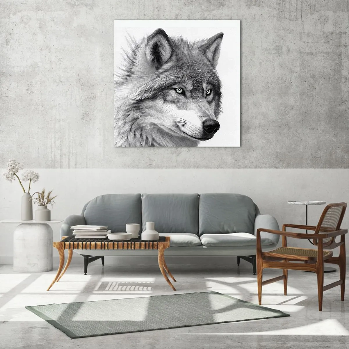 Obraz na skle - Alfa – bezpochyby - 70x70 cm