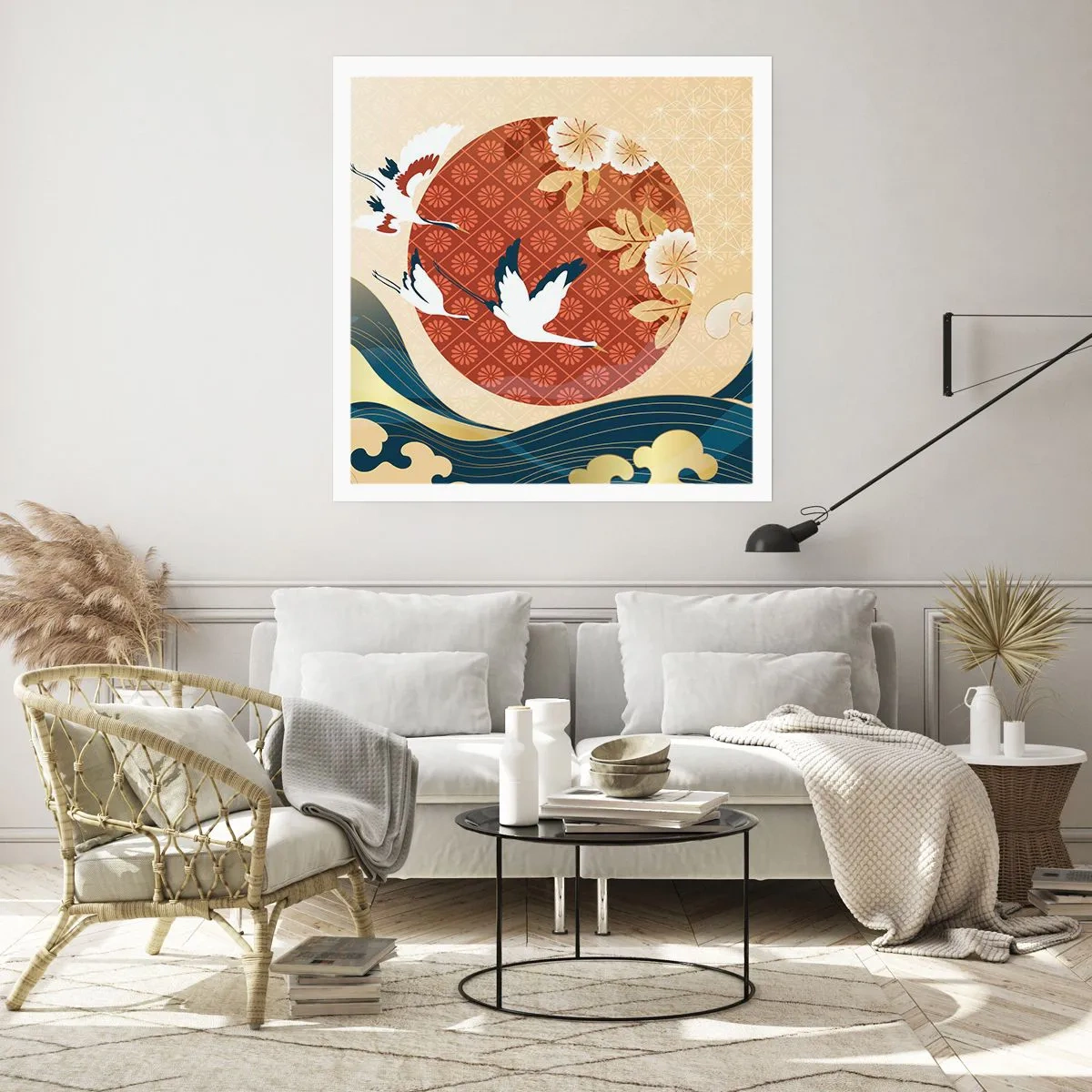 Plagát - Japonská rozprávka - 60x60 cm