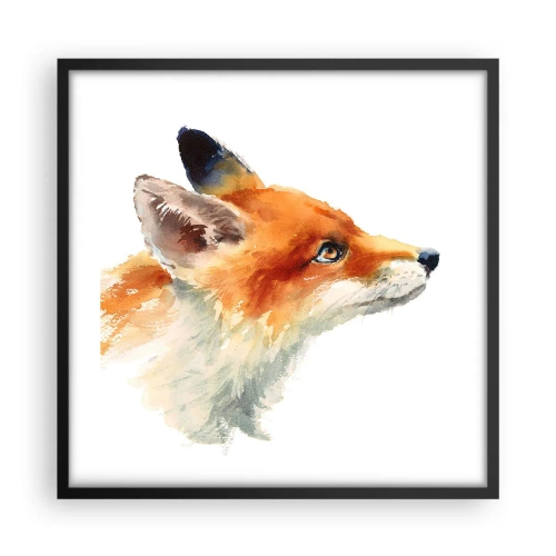 Plagát v čiernom ráme - Opatrnosti nie je nikdy dosť - 50x50 cm