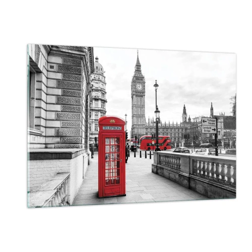 Obraz na skle - Nepochybne Londýn - 120x80 cm