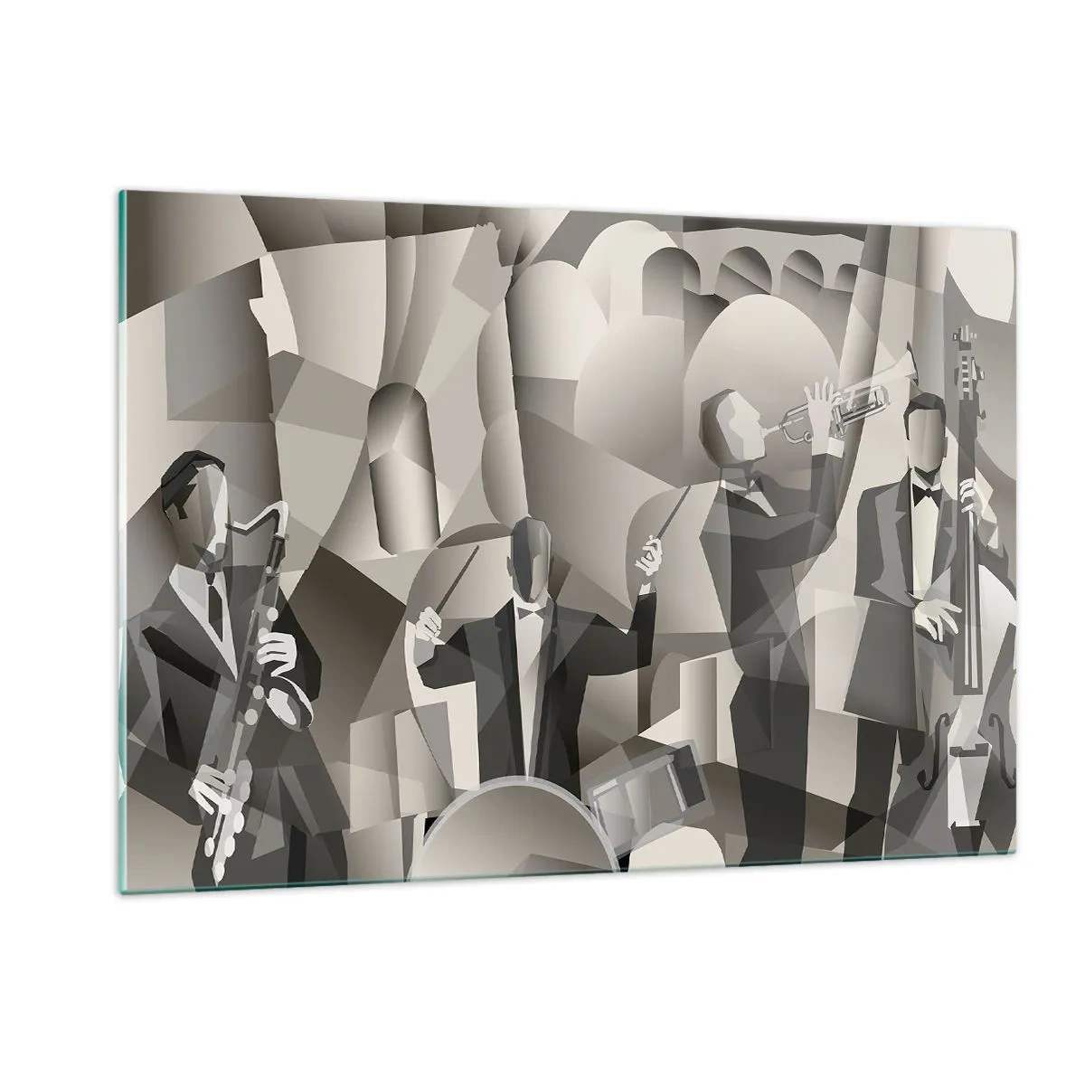 Obraz na skle - V priestore zvukov - 120x80 cm