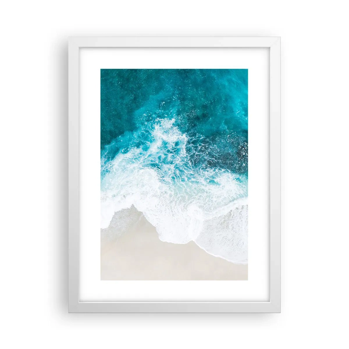 Plagát v bielom ráme - Prirodzené pohladenie - 30x40 cm