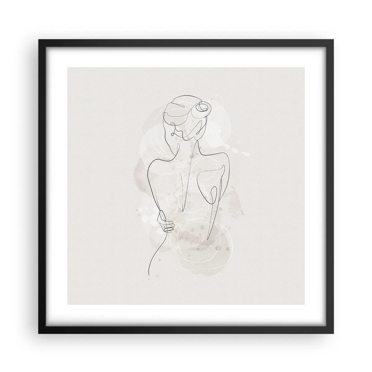 Plagát v čiernom ráme - Ako citlivý nástroj - 50x50 cm