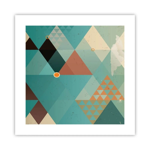 Plagát - Jednota mnohosti, mnohosť jednoty - 40x40 cm