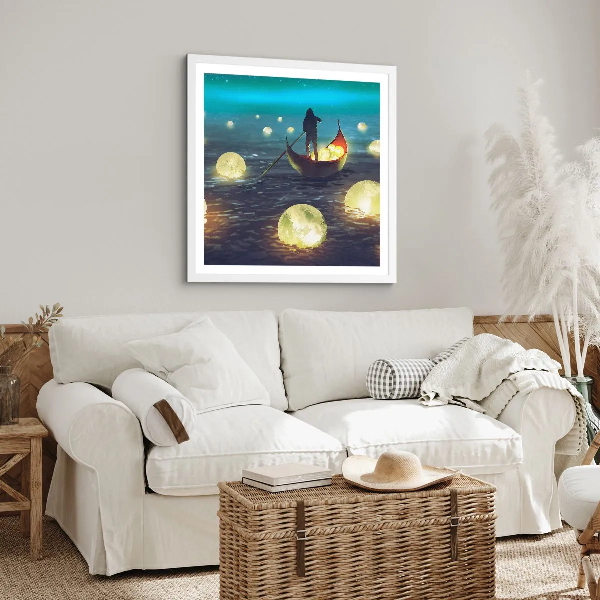 Plagát v bielom ráme - Veci, o ktorých sa filozofom nezdá - 60x60 cm