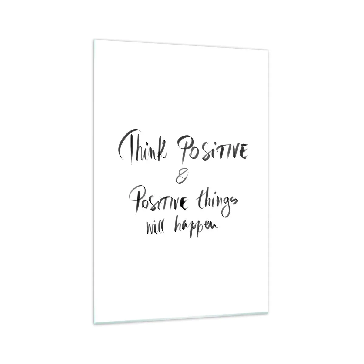 Obraz na skle - Ako žiť? - 70x100 cm