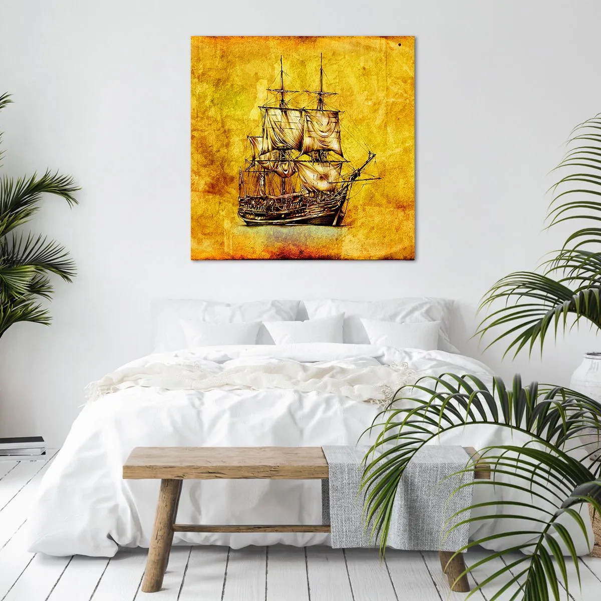 Obraz na plátne - Smer Tortuga! - 70x70 cm