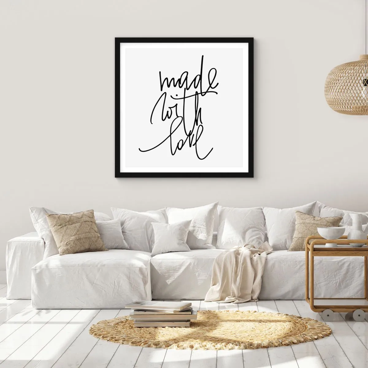 Plagát v čiernom ráme - Najlepšia značka - 50x50 cm