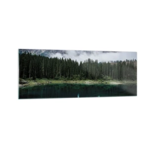 Obraz na skle - Ticho, ticho, neprebuďme spiacu vodu…. - 140x50 cm