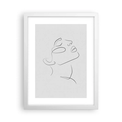 Plagát v bielom ráme - Meandre sna - 30x40 cm