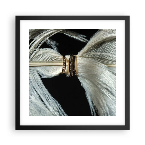 Plagát v čiernom ráme - …a neopustím ťa…. - 40x40 cm