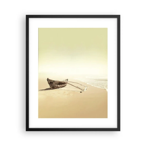 Plagát v čiernom ráme - Spomienka na južné more - 40x50 cm