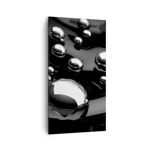 Obraz na plátne - Z čiernej tône - 55x100 cm