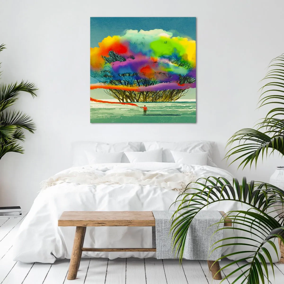 Obraz na plátne - Oživiť tento svet - 40x40 cm