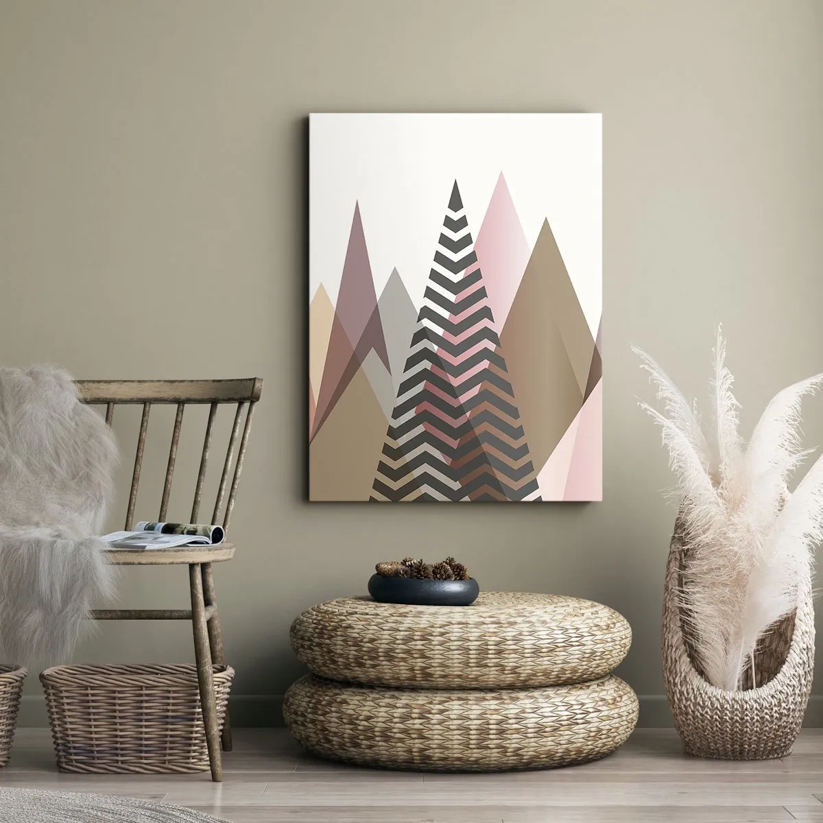 Obraz na plátne - Pyramidálny pohľad - 50x70 cm