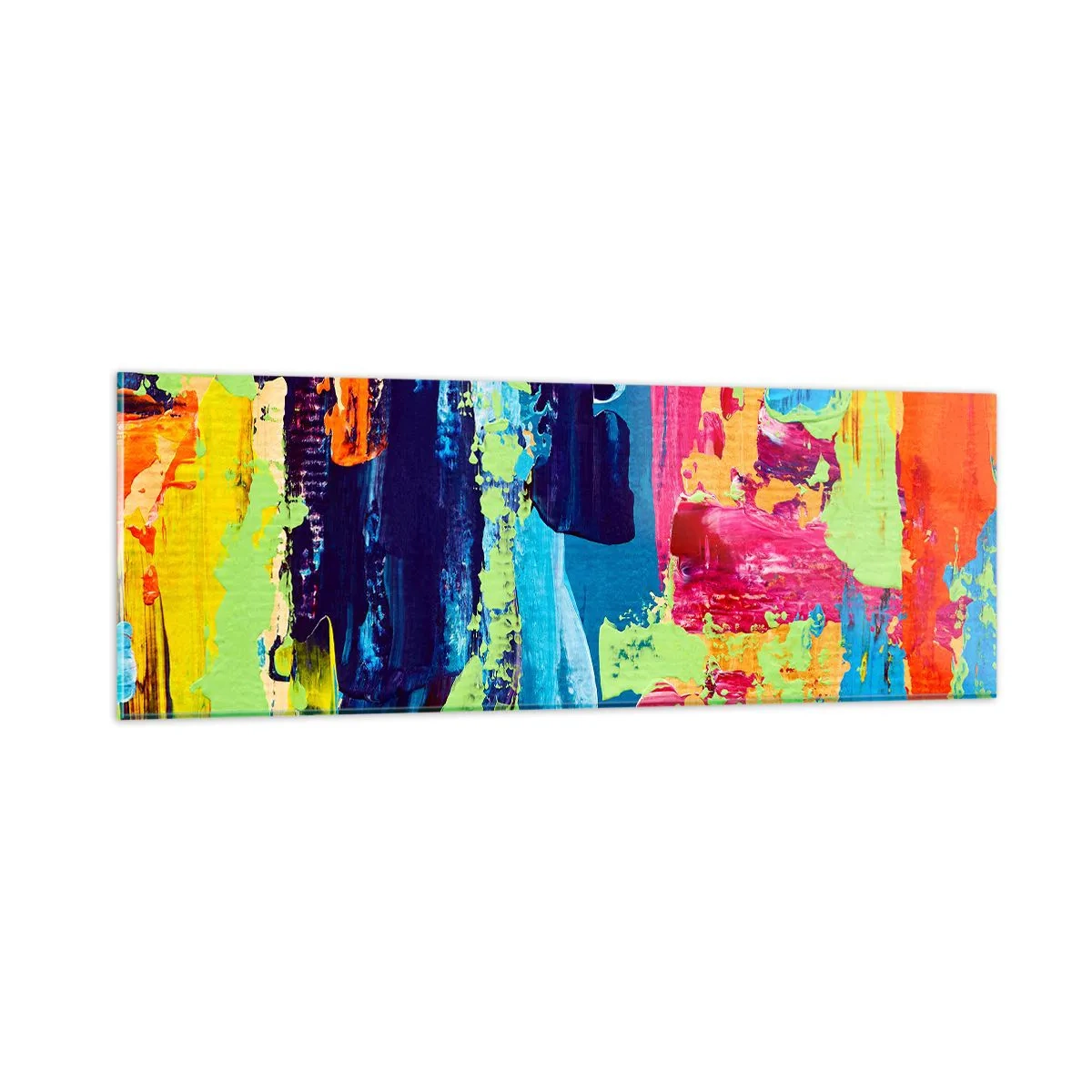 Obraz na skle - Život je krásny! - 90x30 cm