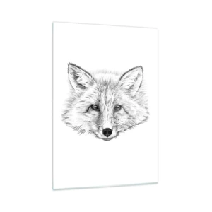 Obraz na skle - Môžu tieto oči klamať? - 50x70 cm