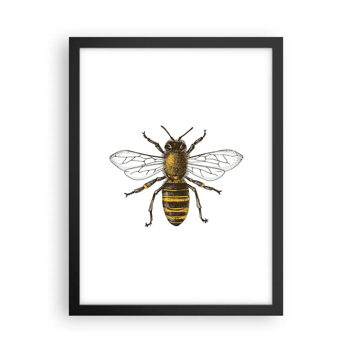 Plagát v čiernom ráme - Krásna a dobrá - 30x40 cm