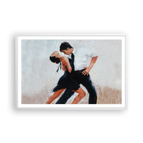 Plagát v bielom ráme - Tango mojich túžob a snov - 91x61 cm
