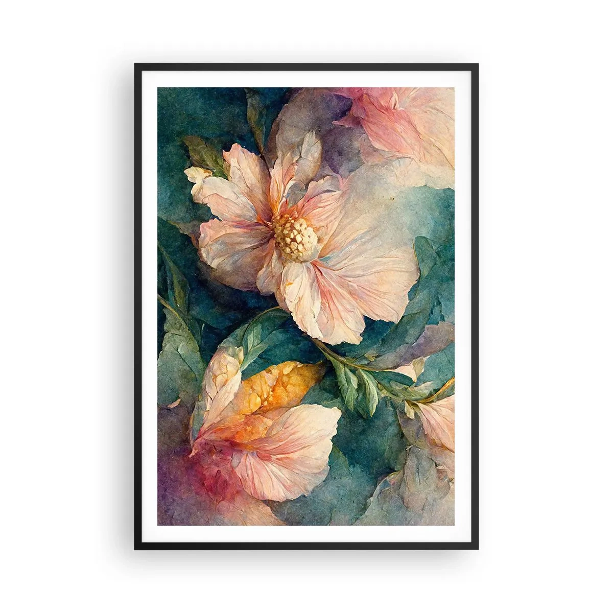 Plagát v čiernom ráme - Číra subtílnosť - 70x100 cm