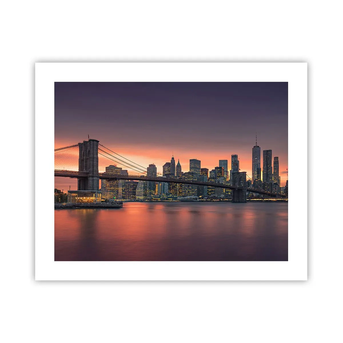 Plagát - Ponorené do ľaliového ticha - 50x40 cm