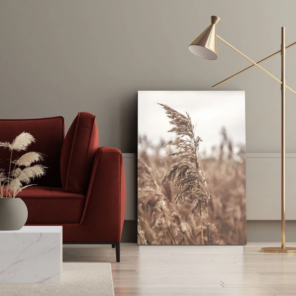 Obraz na plátne - Na poliach už je jeseň - 50x70 cm