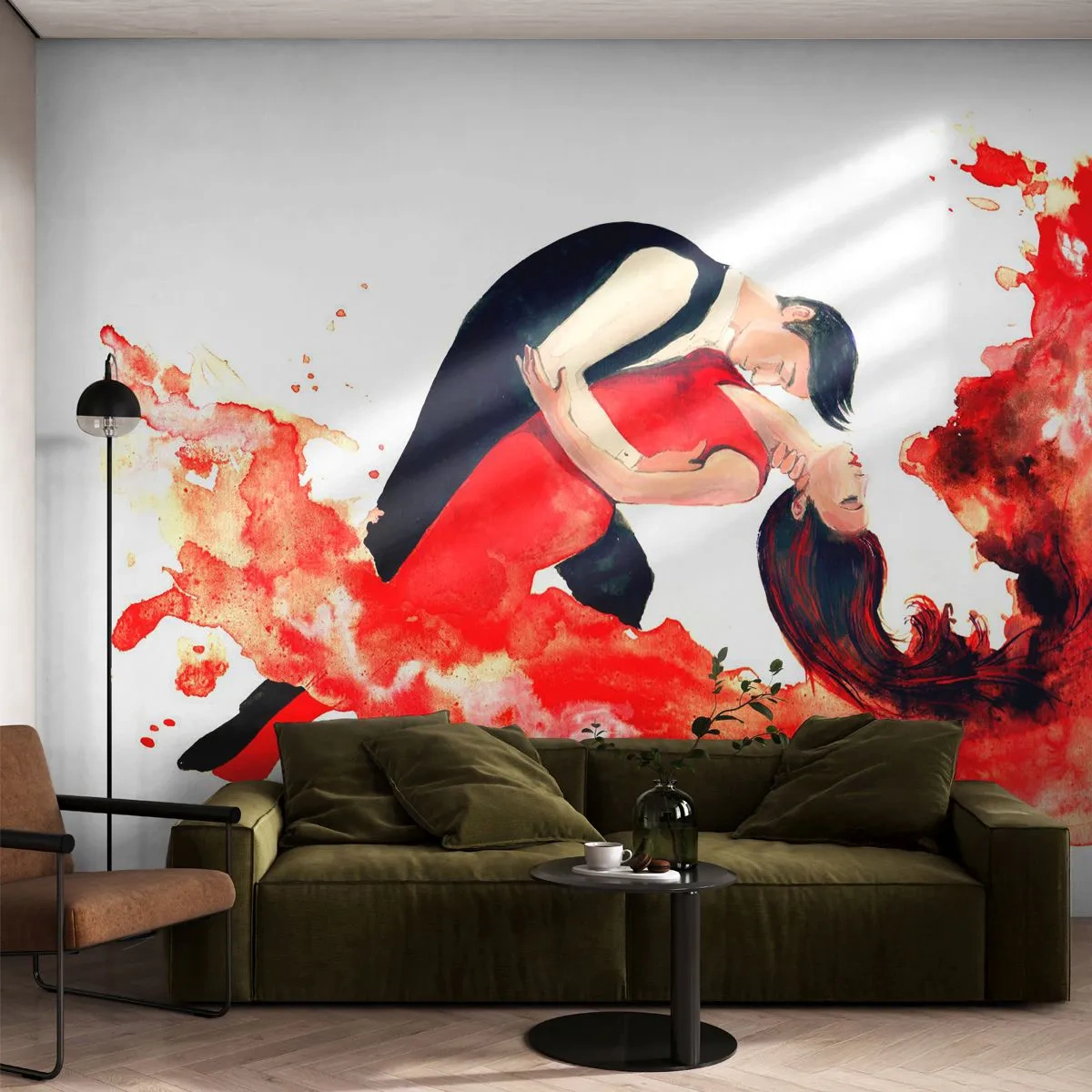 Fototapeta Standard Eco - Tango - zmyselná vlna - Tancujte, Hudba, Tanečníci - 300x210 cm