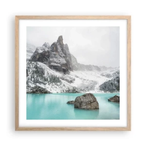 Plagát v ráme zo svetlého duba - Na stráži - 50x50 cm