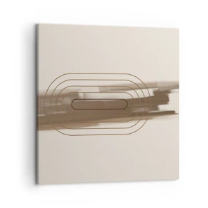 Obraz na plátne - Závan šedej - 50x50 cm