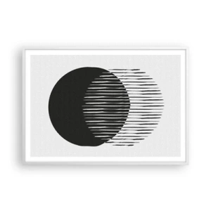 Plagát v bielom ráme - Jeho alter ego - 100x70 cm