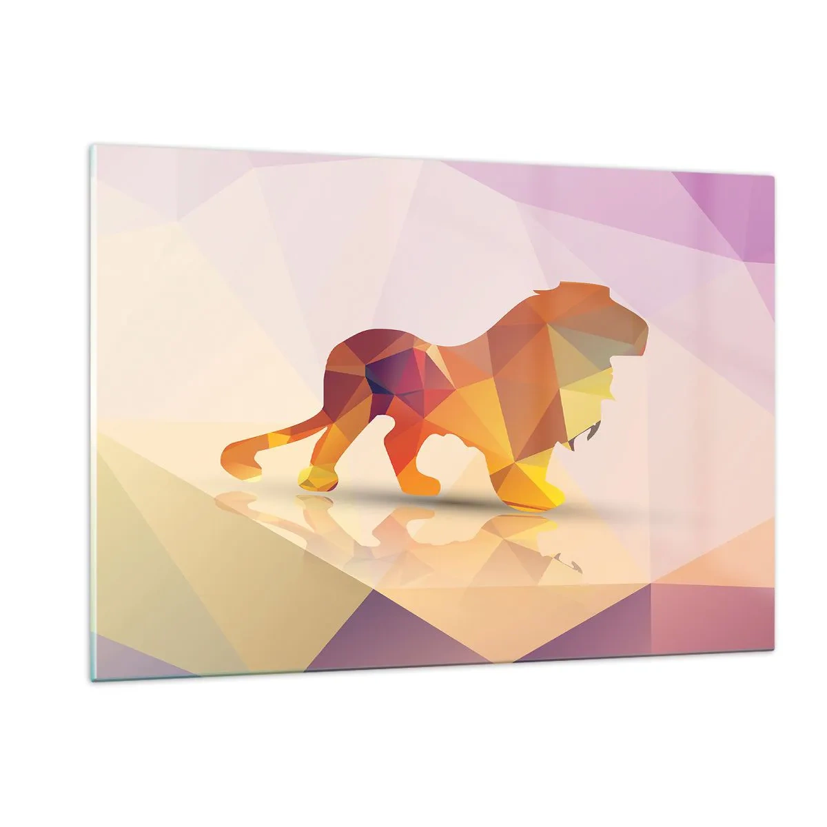 Obraz na skle - Diamantový kráľ - 120x80 cm