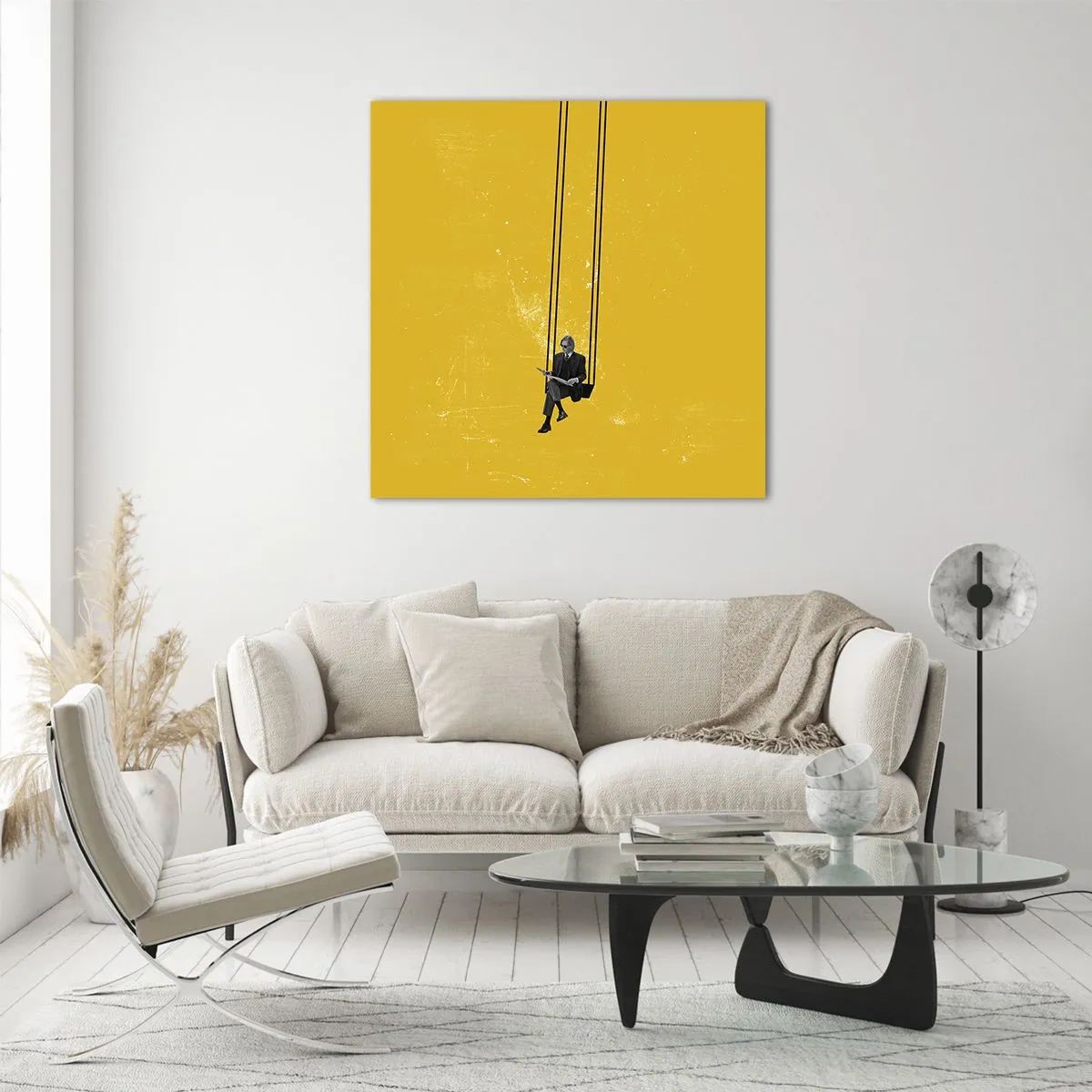 Obraz na skle - Deň ako každý iný - 70x70 cm