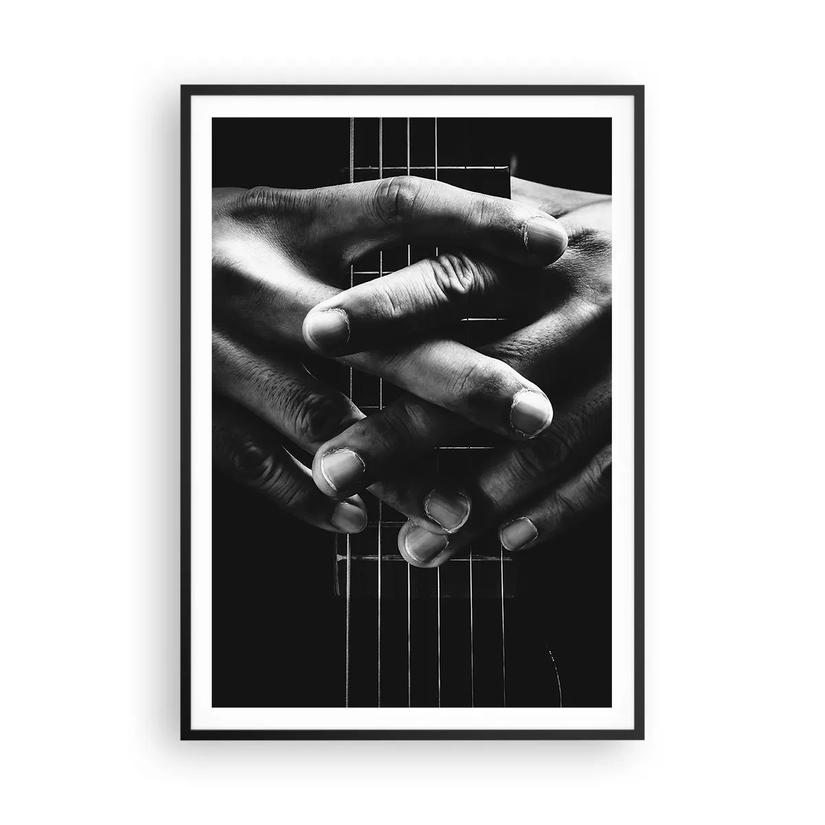 Plagát v čiernom ráme - Umelcova modlitba - 70x100 cm